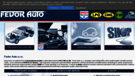 What Fedorauto.cz website looked like in 2018 (5 years ago)