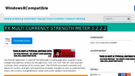What Fx-multi-currency-strength-meter.windows8compatible.com website looked like in 2018 (6 years ago)