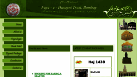 What Fayzehusayni.com website looked like in 2018 (5 years ago)