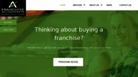 What Franchiseaccountants.co.nz website looked like in 2018 (5 years ago)