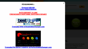 What Forexonlinechanger.com website looked like in 2018 (5 years ago)