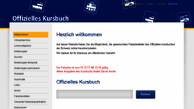 What Fahrplanfelder.ch website looked like in 2018 (5 years ago)