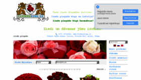 What Flowersriga.lv website looked like in 2018 (5 years ago)