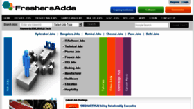 What Freshersadda.com website looked like in 2018 (5 years ago)