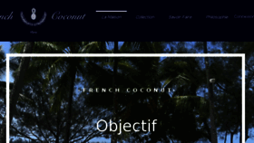 What Frenchcoconut.com website looked like in 2018 (5 years ago)