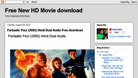 What Freenewhdmoviedownloads24.blogspot.com website looked like in 2018 (5 years ago)