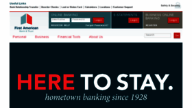 What Firstamericanishere.com website looked like in 2018 (5 years ago)