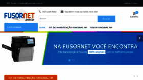 What Fusornet.com.br website looked like in 2018 (5 years ago)