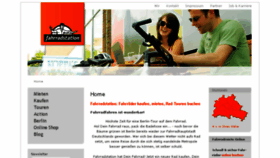What Fahrradstation.com website looked like in 2018 (5 years ago)