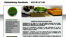 What Flyttstadning.me website looked like in 2018 (5 years ago)