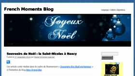 What Frenchmomentsblog.com website looked like in 2018 (5 years ago)