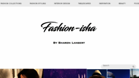 What Fashion-isha.com website looked like in 2018 (7 years ago)