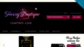 What Foxxyboutique.com website looked like in 2018 (5 years ago)