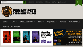 What Formypetz.com.au website looked like in 2018 (5 years ago)