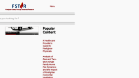What Fstaresearch.org website looked like in 2018 (7 years ago)