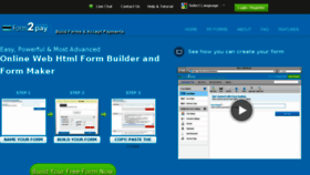 What Form2go.com website looked like in 2018 (5 years ago)