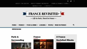 What Francerevisited.com website looked like in 2018 (5 years ago)