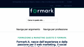 What Formark.it website looked like in 2018 (5 years ago)