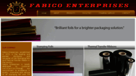 What Fabicofoils.com website looked like in 2018 (5 years ago)