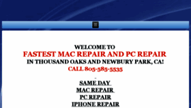 What Fastestmacpcrepair.com website looked like in 2018 (7 years ago)