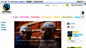 What Fairtrade-cesko.cz website looked like in 2018 (6 years ago)