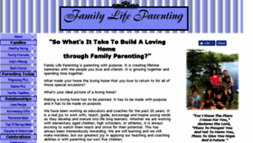 What Family-life-parenting.com website looked like in 2018 (5 years ago)