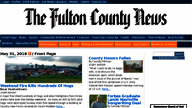 What Fultoncountynews.com website looked like in 2018 (5 years ago)