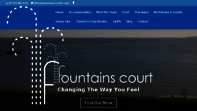 What Fountainscourt.com website looked like in 2018 (5 years ago)