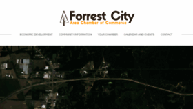 What Forrestcitychamber.com website looked like in 2018 (5 years ago)