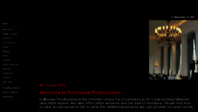 What Fullhouseproductions.com website looked like in 2018 (5 years ago)
