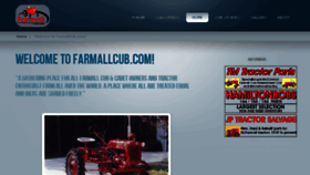 What Farmallcub.com website looked like in 2018 (5 years ago)