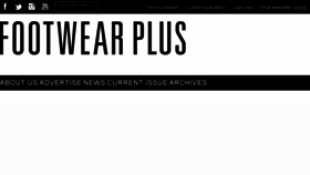 What Footwearplusmagazine.com website looked like in 2018 (7 years ago)