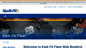 What Fleetbookings.kwik-fit.com website looked like in 2018 (5 years ago)