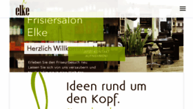 What Frisiersalonelke.at website looked like in 2018 (5 years ago)