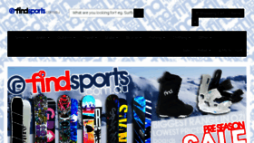 What Findsports.com.au website looked like in 2018 (5 years ago)