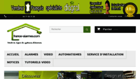What France-alarmes.com website looked like in 2018 (5 years ago)