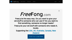 What Freefong.com website looked like in 2018 (5 years ago)