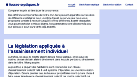 What Fosses-septiques.fr website looked like in 2018 (5 years ago)