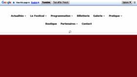 What Festival-interceltique.bzh website looked like in 2018 (5 years ago)