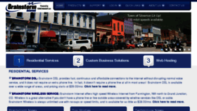 What Frontier.net website looked like in 2018 (7 years ago)