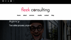 What Fleekconsulting.com website looked like in 2018 (5 years ago)