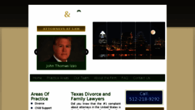What Familylawfirmaustin.com website looked like in 2018 (5 years ago)
