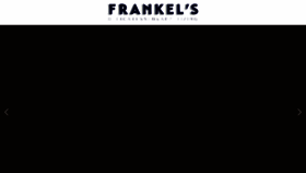 What Frankelsdelicatessen.com website looked like in 2018 (5 years ago)