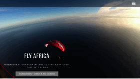 What Flyafrica.ie website looked like in 2018 (5 years ago)