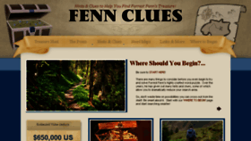 What Fennclues.com website looked like in 2018 (5 years ago)