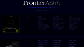 What Frontierastro.co.uk website looked like in 2018 (5 years ago)
