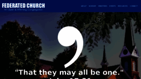 What Fedchurch.org website looked like in 2018 (5 years ago)