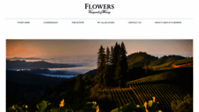 What Flowerswinery.com website looked like in 2018 (5 years ago)