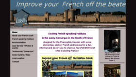 What Frenchcoach.net website looked like in 2018 (5 years ago)