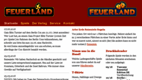 What Feuerland-spiele.de website looked like in 2018 (5 years ago)
